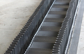 germanWell® - corrugated sidewall conveyor belt in production