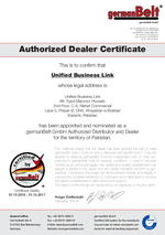Authorized Dealer Certificate Unified Business Link